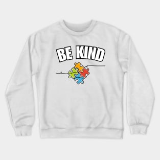 Be kind Autism Awareness Crewneck Sweatshirt